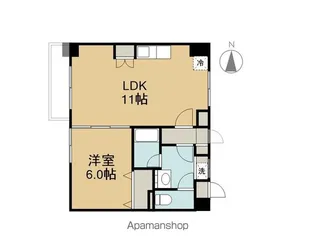 メゾンドール大町【5階】の間取り
