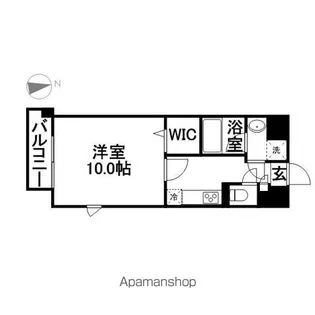 ベルデアスル【3階】の間取り