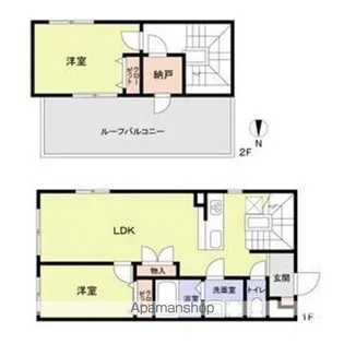北新宿レーベル【3階】の間取り