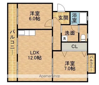 SUPERIORⅠ【1階】の間取り