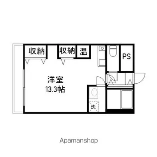 ヴァルール慶徳【3階】の間取り
