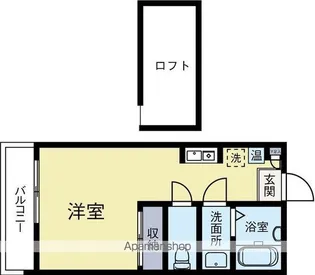 オークヴィラメゾン室見【2階】の間取り