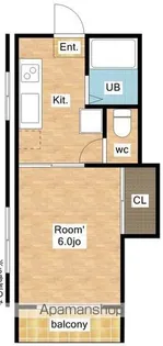 フォーブル島田【203号室】の間取り