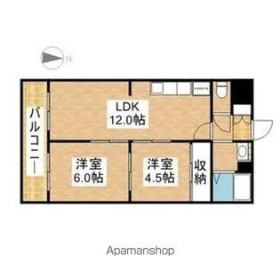 メゾン井川【3階】の間取り