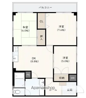 藤島ビル【301号室】の間取り