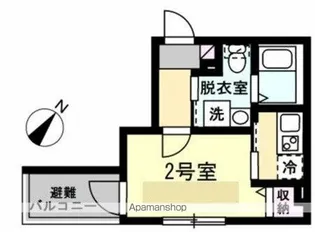 ベイルーム横浜生麦【1階】の間取り