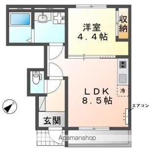 レジデンス【1階】の間取り