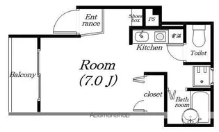 ジョイライフフクヤ【302号室】の間取り