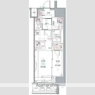 クレヴィスタ名古屋上前津【5階】の間取り
