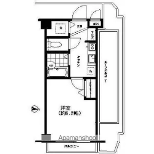 ヴェルト中野上鷺宮【306号室】の間取り