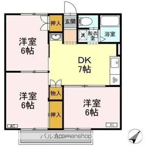 プレジール今枝【2階】の間取り