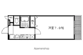 ルミネ四季彩館【206号室】の間取り