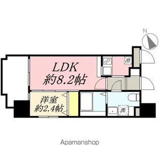 グランフォーレプライム箱崎【4階】の間取り