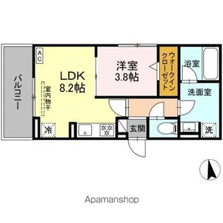 ノクターン内山【3階】の間取り