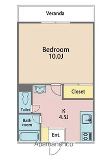 グランシャリオ・アキ【203号室】の間取り