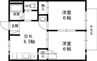 グリーンハイツカワムラ【203号室】の間取り