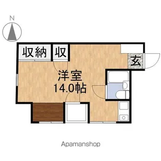 京町ロータリービル【301号室】の間取り