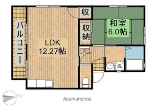 エスポワールⅡ【205号室】の間取り