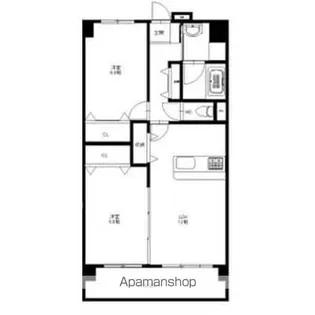 アソシア一社Ⅱ【4階】の間取り