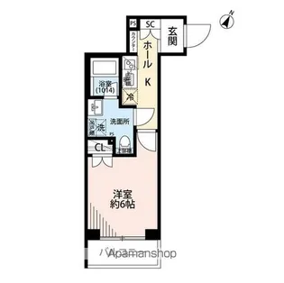 プレール・ドゥーク中野富士見町Ⅱ【3階】の間取り