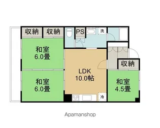 大同ハイツ【403号室】の間取り