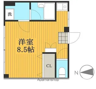 寿々川ビル【4階】の間取り