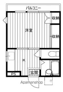 クリエール富岡【3階】の間取り