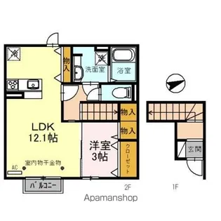 アスコット【2階】の間取り