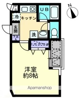 シティホワイト【6階】の間取り
