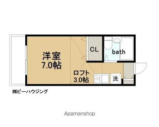 ハイツ高山【203号室】の間取り