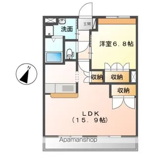 フォレスト ハーモニー【2階】の間取り