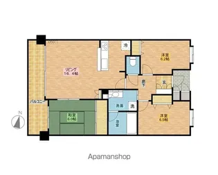 ライオンズマンション北四番丁【7階】の間取り
