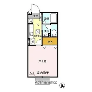 エクセレントタウン・村井 B【1階】の間取り