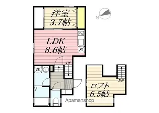 モアメゾン中央公園前【1階】の間取り