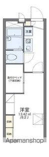 レオパレススターガーデン【102号室】の間取り