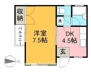 メゾンケー【3階】の間取り