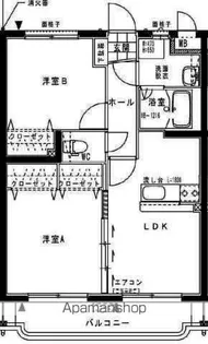 サニーコート笹目【2階】の間取り