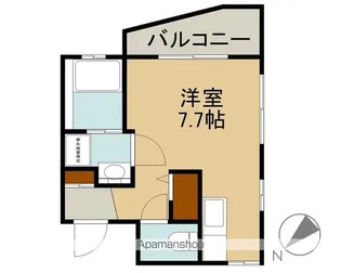 シェ・モア天久【402号室】の間取り