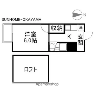 アップルハウス藤原光町【2階】の間取り