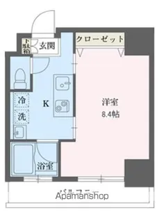 リーフコンフォート赤羽【8階】の間取り