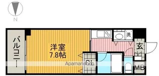 AXIS桜通内山【701号室】の間取り
