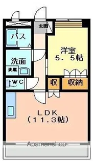 サンライズガーデン【2階】の間取り