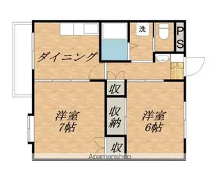 MK松島【302号室】の間取り