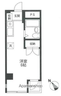 プラーズ長崎【3階】の間取り