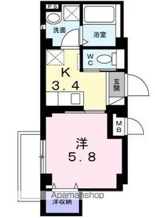 KOTI壱番館【3階】の間取り