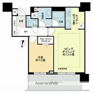 ONE札幌ステーションタワー【39階】の間取り