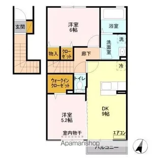 ELAN(エラン)【2階】の間取り