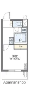 レオパレスオゥル【4階】の間取り