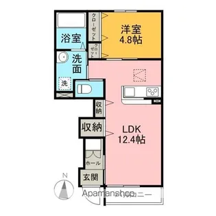 ウインズ A【1階】の間取り