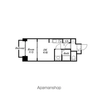 プレサンス葵デュリス【12階】の間取り
